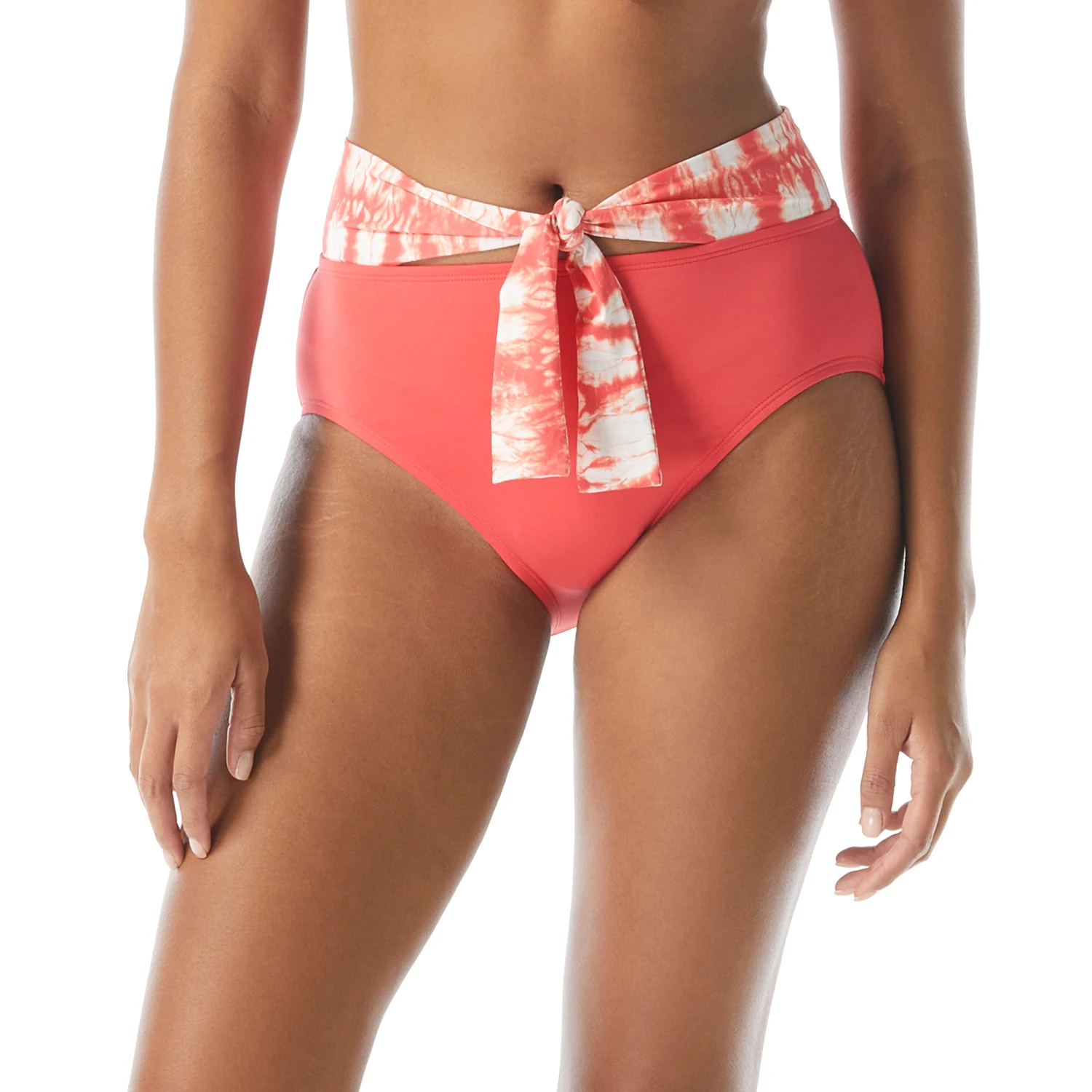 Coco Reef Lure Tie Front High Waist Bikini Bottom - The Coast Tie Dye 5 Coco Reef Lure Tie Front High Waist Bikini Bottom - The Coast Tie Dye - Image 3