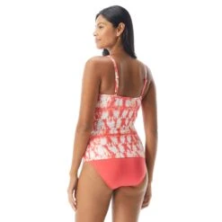 Coco Reef Enrapture Bra Sized Wrap Underwire Tankini Top - The Coast Tie Dye -Beach Fit Fashion U83466 816 alt01