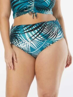 Coco Reef Impulse High Waist Rollover Bikini Bottom - Endless Summer Palm 14 Coco Reef Impulse High Waist Rollover Bikini Bottom - Endless Summer Palm -Beach Fit Fashion U84208 349 alt04