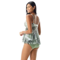Coco Reef Allure Bra Sized Mesh Underwire Tankini Top - Endless Summer Palm -Beach Fit Fashion U84220 970 alt07