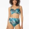 Coco Reef Charisma Bra Sized Underwire Bandeau Bikini Top - Endless Summer Palm -Beach Fit Fashion U84474 349
