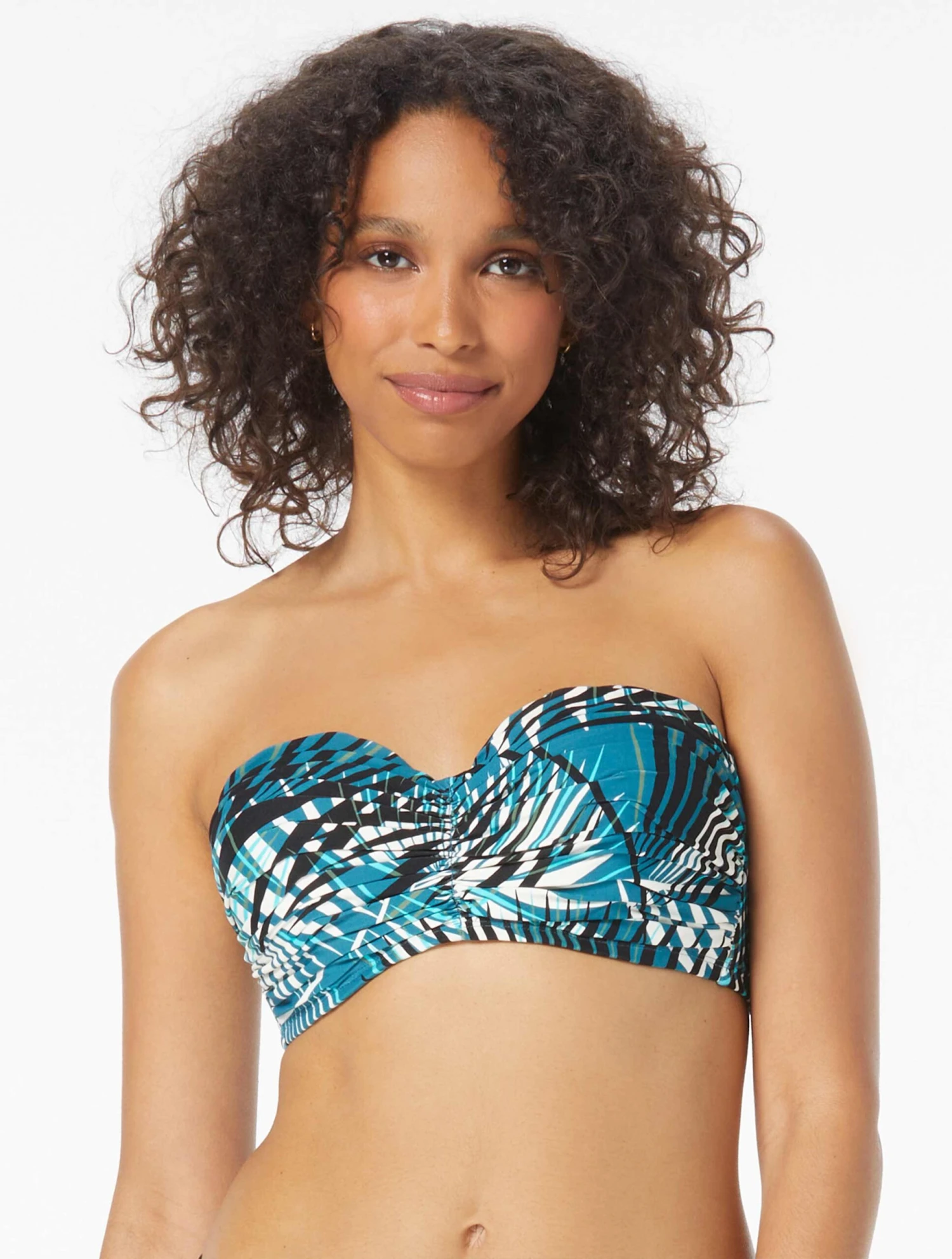 Coco Reef Charisma Bra Sized Underwire Bandeau Bikini Top - Endless Summer Palm 5 Coco Reef Charisma Bra Sized Underwire Bandeau Bikini Top - Endless Summer Palm - Image 3