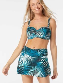 Coco Reef Charisma Bra Sized Underwire Bandeau Bikini Top - Endless Summer Palm 10 Coco Reef Charisma Bra Sized Underwire Bandeau Bikini Top - Endless Summer Palm -Beach Fit Fashion U84474 349 alt03