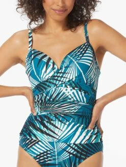 Coco Reef Enrapture Bra Sized Underwire One Piece Swimsuit - Endless Summer Palm