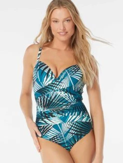 Coco Reef Enrapture Bra Sized Underwire One Piece Swimsuit - Endless Summer Palm -Beach Fit Fashion U84476 349 alt02