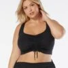 Coco Reef Elevate Bra Sized Shirred Underwire Bikini Top - Classic Solids -Beach Fit Fashion U95461 006