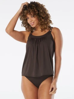 Coco Reef Ultra Fit Bra Sized Underwire Tankini Top - Classic Solids