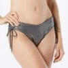 Vince Camuto Shirred V Bikini Bottom - Metallic Shimmer -Beach Fit Fashion V02730 030