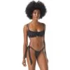 Vince Camuto Gathered Bikini Top - Serengeti Shades -Beach Fit Fashion V09735 001