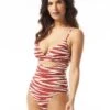 Vince Camuto Wrap One Piece Swimsuit - Ikat Isle
