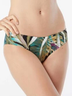 Vince Camuto Shirred Smooth Fit Cheeky Bikini Bottom - Rainforest