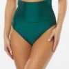 Vince Camuto Ribbed Roll-Over High Waist Bikini Bottom - Rib Texture -Beach Fit Fashion V30764 322