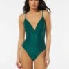 Vince Camuto Ribbed One Piece Swimsuit - Rib Texture 1 Vince Camuto Ribbed One Piece Swimsuit - Rib Texture -Beach Fit Fashion V30765 322
