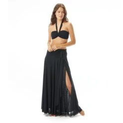 Carmen Marc Valvo Mesh Maxi Skirt Cover Up - Marche De Solids