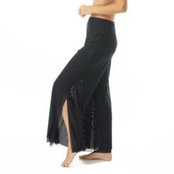 Carmen Marc Valvo Double Layer Wide Leg Mesh Cover Up Pants- Marche De Solids -Beach Fit Fashion c1c891 001 alt02 1