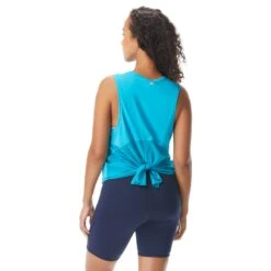 Beach House Sport Mantra Split Back Tankini Top - Spring Training -Beach Fit Fashion h07908 353 alt03