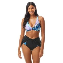 Beach House Sport Thrive Sleeveless Zip Front One Piece Swimsuit - Tie Dye For -Beach Fit Fashion h41958 004 alt03