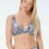 Beach House Swim Ivy Twist Front Underwire Bikini Top - Wild Tiger -Beach Fit Fashion h46969 511 1 1
