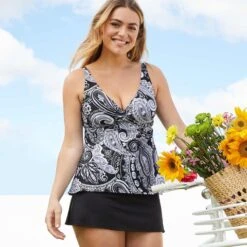 Beach House Willow Twist Underwire Tankini Top - Bay Dreaming 9 Beach House Willow Twist Underwire Tankini Top - Bay Dreaming -Beach Fit Fashion h59970 001 1