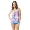 Beach House Swim Courtney Lace Up Tankini Top - Frond Of You -Beach Fit Fashion h82864 504 5