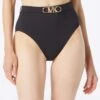 MICHAEL Michael Kors High Waist Bikini Bottom - Solids 1 MICHAEL Michael Kors High Waist Bikini Bottom - Solids -Beach Fit Fashion mm1n025 001 4