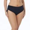 MICHAEL Michael Kors Plus Size Shirred Hipster Bikini Bottom - Essential Solids -Beach Fit Fashion mp6k144 001