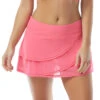 Coco Reef Sway Mesh Layer Swim Skort - Classic Solids