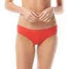 Vince Camuto Shirred Smooth Fit Cheeky Bikini Bottom - Riviera Solids