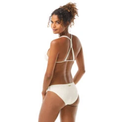 Vince Camuto Crochet Tie Front Triangle Bikini Top - Crochet Lace -Beach Fit Fashion v90230 110 alt01